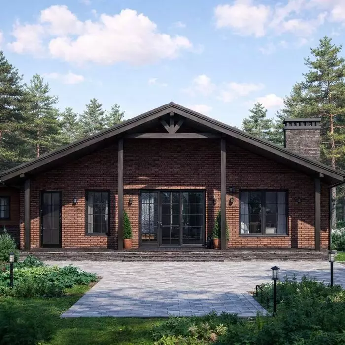 Дом 140 м2 в КП Лес